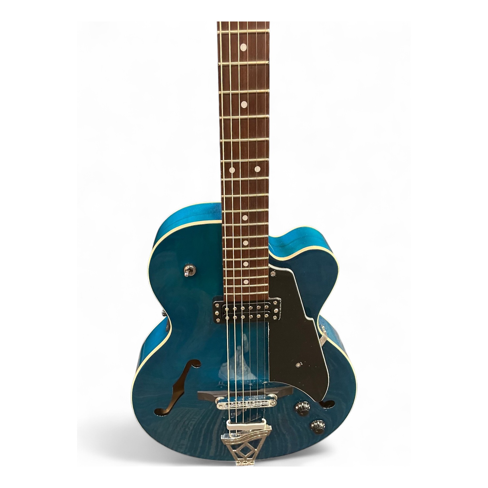 ギター VOX / GIULIETTA VGA-3D Trans Blue Vox VGA3DTB Giulietta Single Archtop Electric Guitar Trans