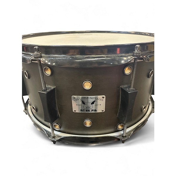 Used Pork Pie 13X7 Little Squealer Snare Brown Drum