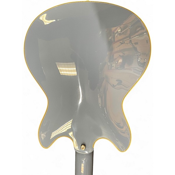 Used D'Angelico Excel Mini DC Tour Slate Blue Hollow Body Electric Guitar