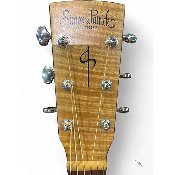 Used Simon & Patrick Heart of Wild Cherry SG AC1.5T Natural Acoustic Electric Guitar