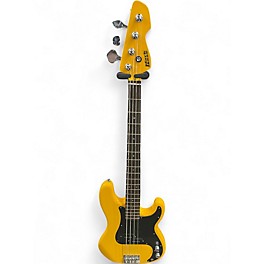 Used Markbass MB PB Yellow Electric Bass Guitar