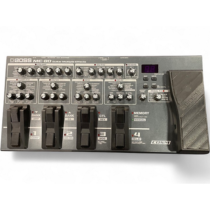 ギター BOSS ME80 BOSS ME-80 Guitar Multi-Effects Pedal | Guitar Center