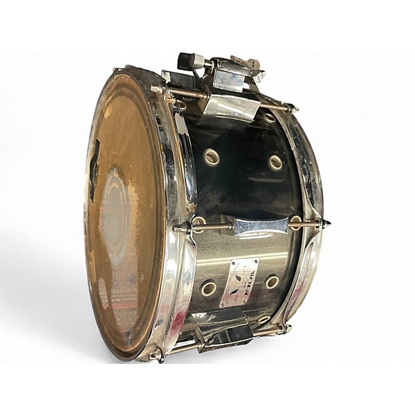 Used Pork Pie 13in Little Squealer Snare vented Silver Sparkle Drum
