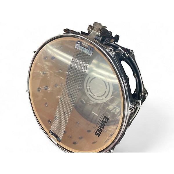 Used Pork Pie 13in Little Squealer Snare vented Silver Sparkle Drum
