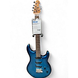 Used Ernie Ball Music Man L4 DIESEL BLUE Solid Body Electric Guitar