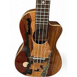 Used Luna VISTA DEER TROPICAL Natural Ukulele