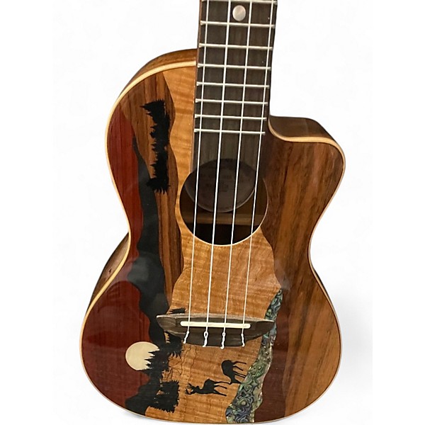 Used Luna VISTA DEER TROPICAL Natural Ukulele