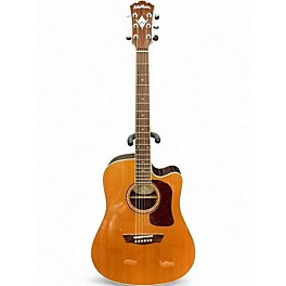 Used Washburn HD23SCE Natural Acoustic Electric Guitar