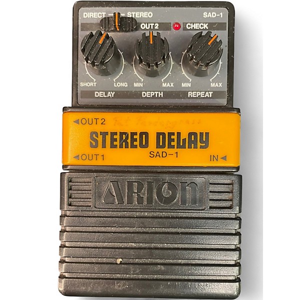 Used Arion SAD-1 STEREO DELAY Effect Pedal