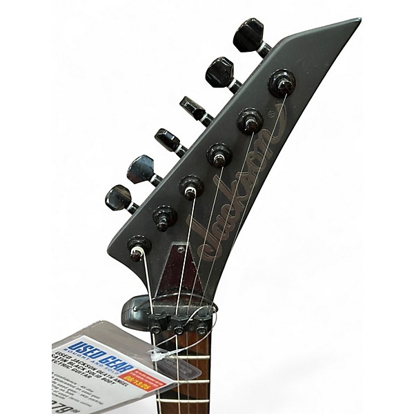 Used Jackson Death Angel Satin Black Solid Body Electric Guitar