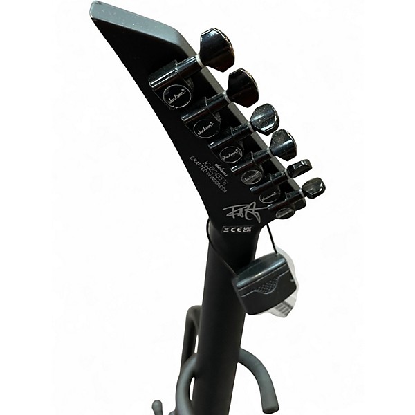 Used Jackson Death Angel Satin Black Solid Body Electric Guitar