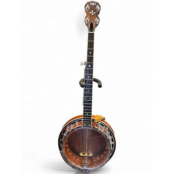 Vintage 1970s Vega VIP 5-String Natural Banjo