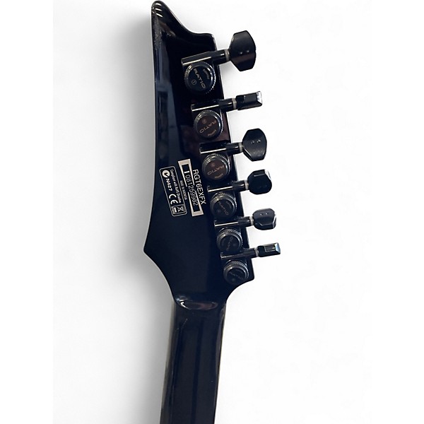Used 2000s Ibanez RGT6EX Black Solid Body Electric Guitar