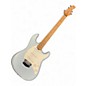 Used Ernie Ball Music Man Cutlass Silver Solid Body Electric Guitar thumbnail