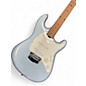 Used Ernie Ball Music Man Cutlass Silver Solid Body Electric Guitar