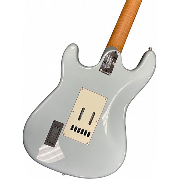 Used Ernie Ball Music Man Cutlass Silver Solid Body Electric Guitar