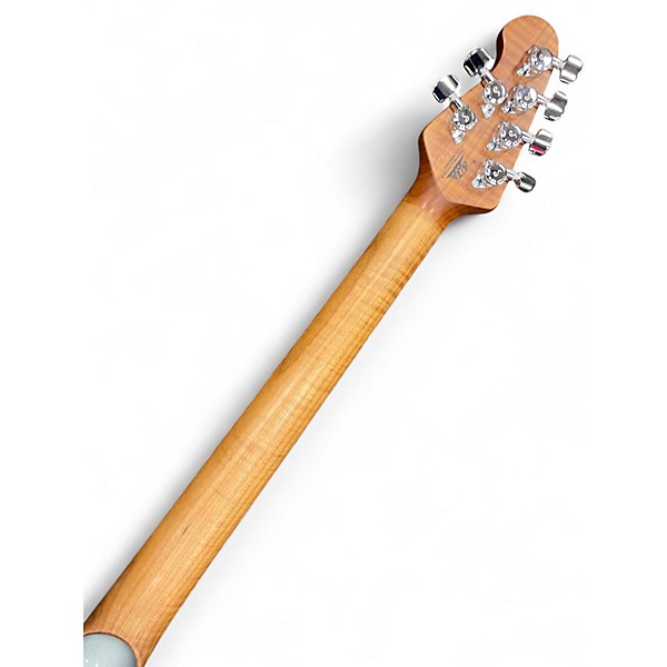 Used Ernie Ball Music Man Cutlass Silver Solid Body Electric Guitar