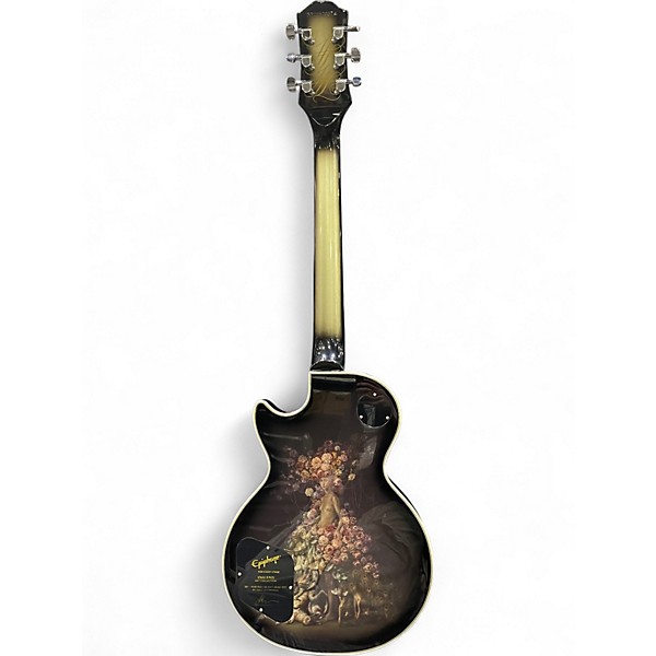 Used Epiphone Adam Jones Les Paul Custom Art Series Silverburst Solid Body Electric Guitar