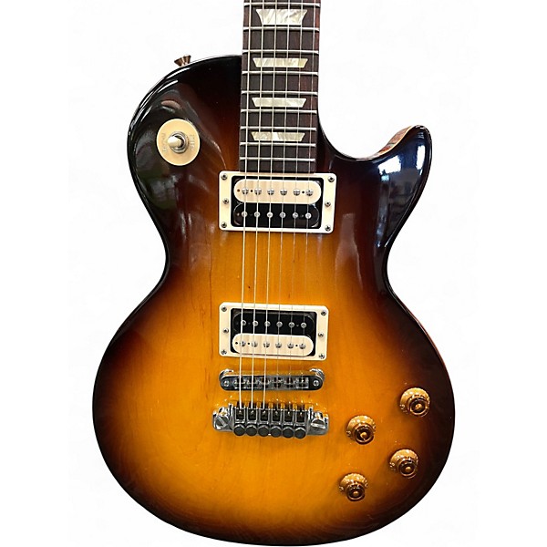 Used Gibson Les Paul Deluxe Desert Burst Solid Body Electric Guitar