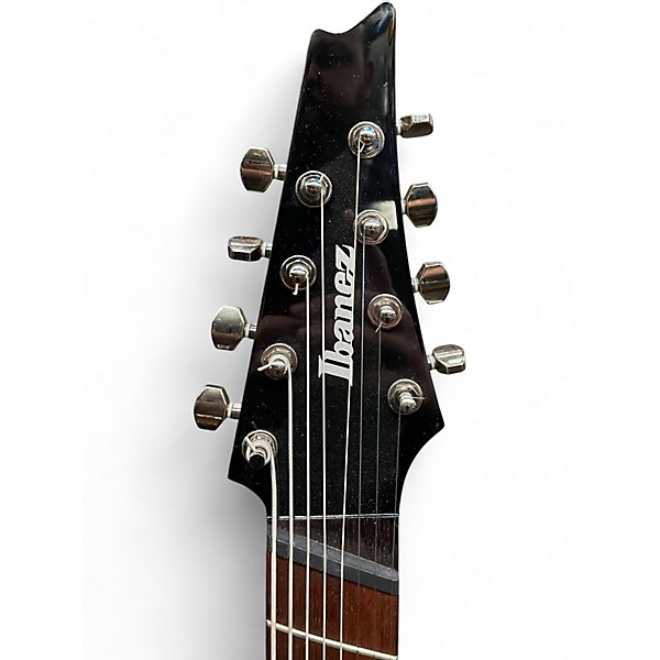 Used Ibanez RGMS8 Black Solid Body Electric Guitar