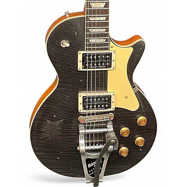Used 2024 Heritage Custom Shop Core Collection H150 Artisan Aged Bigsby Space Black Solid Body Electric Guitar