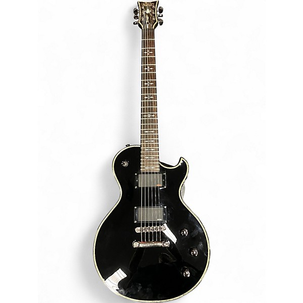 Used Schecter Guitar Research Hellraiser Solo 6 Black Solid
