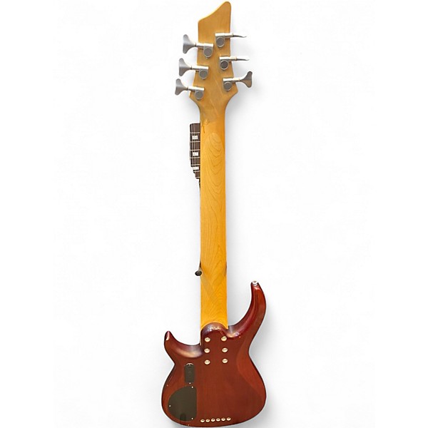 Used Rogue LX406 Red Electric Bass Guitar