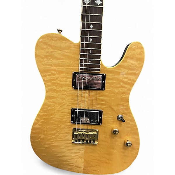 Used Schecter Guitar Research Diamond Series PT Natural Solid Body Electric Guitar