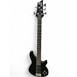 Used Schecter Guitar Research Omen 5 String Black Electric Bass Guitar