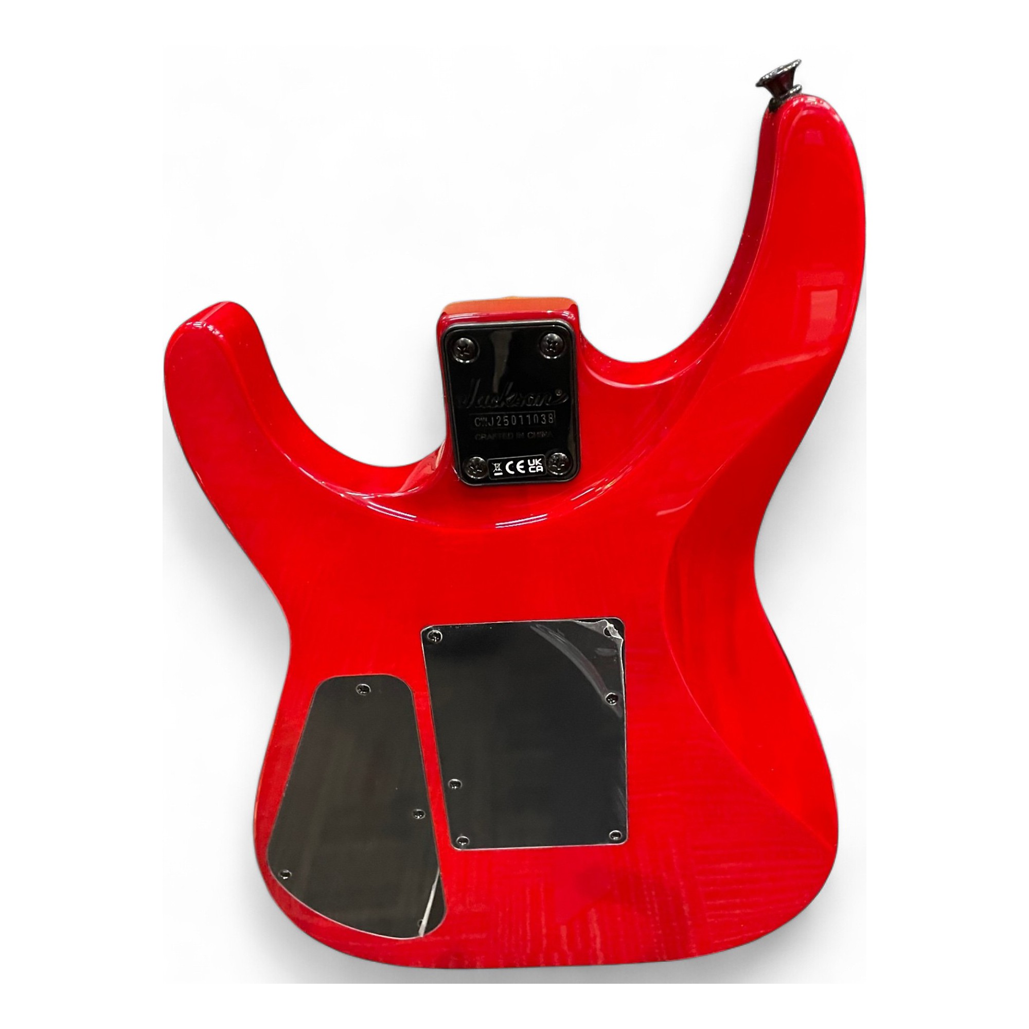 Used Jackson JS34Q Dinky Trans Red Solid Body Electric
