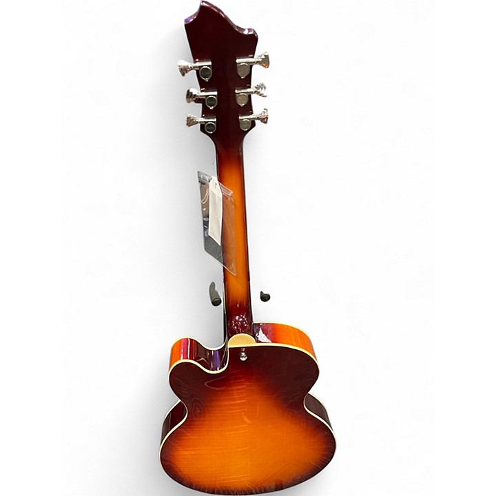 Used Hagstrom HJ600 2 Color Sunburst Hollow Body Electric