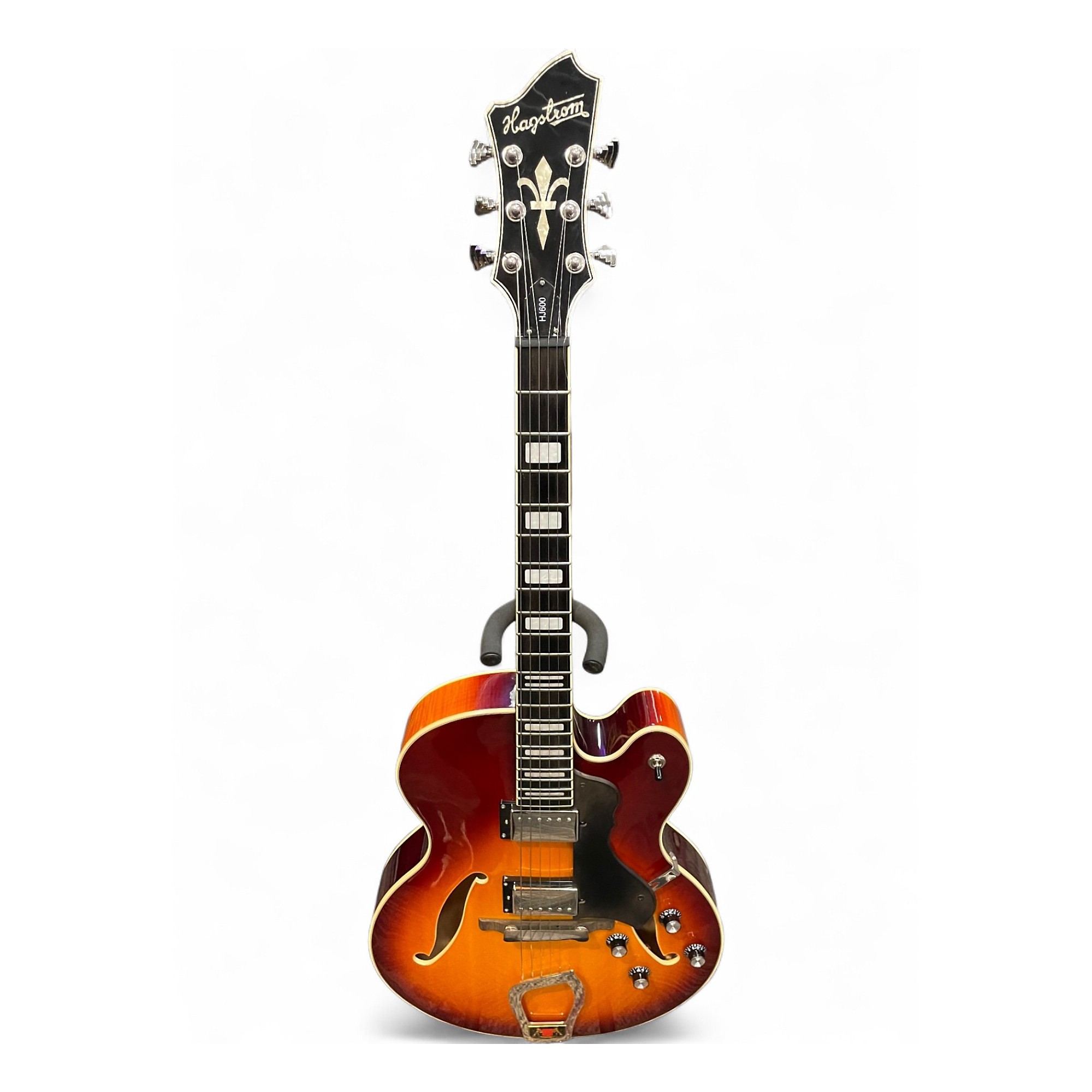 Hagstrom HJ600 サンバースト Used Hagstrom HJ600 2 Color Sunburst Hollow Body Electric