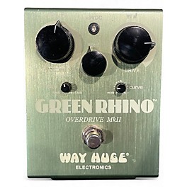 Used Way Huge Electronics WHE202 Green Rhino Overdrive Effect Pedal