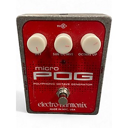 Used Electro-Harmonix Micro Pog Polyphonic Octave Generator Effect Pedal