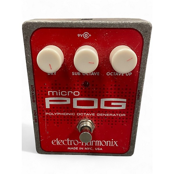 Used Electro-Harmonix Micro Pog Polyphonic Octave Generator Effect Pedal