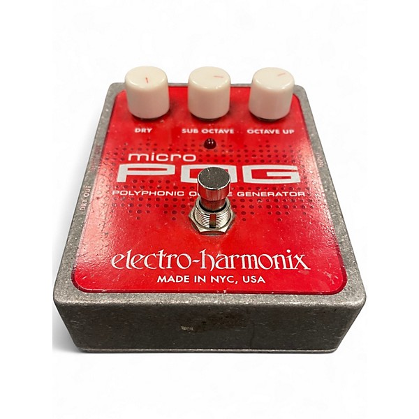 Used Electro-Harmonix Micro Pog Polyphonic Octave Generator Effect Pedal