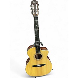 Used 2015 Taylor 214CEN Natural Classical Acoustic Electric Guitar