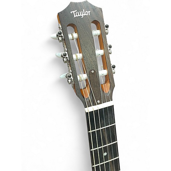 Used 2015 Taylor 214CEN Natural Classical Acoustic Electric Guitar