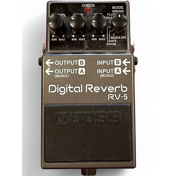 ギター BOSS Digital Reverb RV-5 Used BOSS RV5 Digital Reverb Effect Pedal | Guitar Center