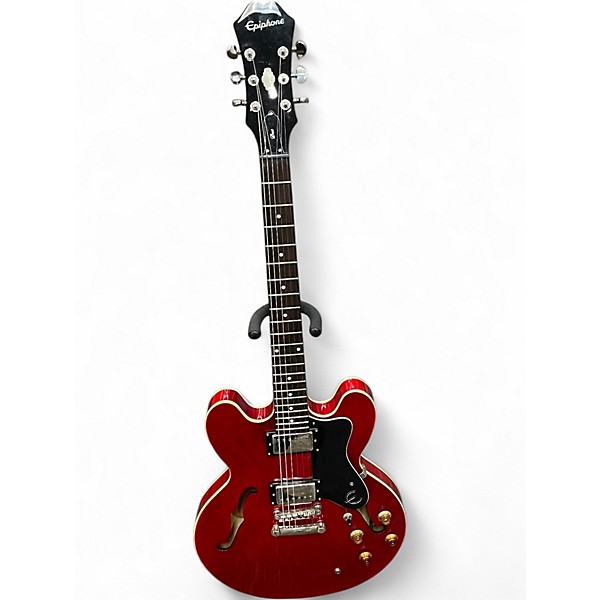 Used Epiphone Dot Cherry Hollow Body Electric Guitar Cherry Used Epiphone Dot Cherry Hollow Body Electric Guitar Cherry