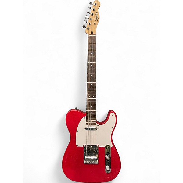Used Squier Affinity Telecaster Red Sparkle Solid Body