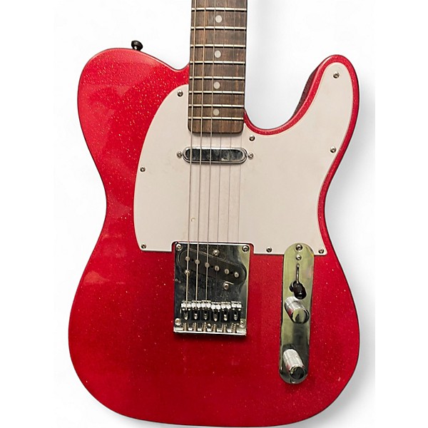 Used Squier Affinity Telecaster Red Sparkle Solid Body