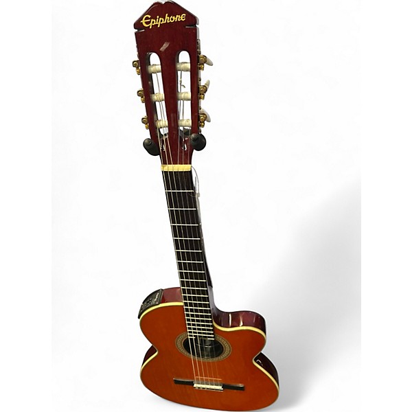 Used Epiphone SST CLASSICAL GUITAR Natural Classical Acoustic Electric Guitar