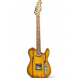 Used Lucky Dog evangelist natural orange burst Solid Body Electric Guitar