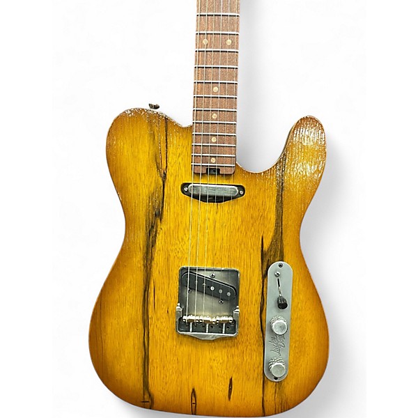 Used Lucky Dog evangelist natural orange burst Solid Body Electric Guitar