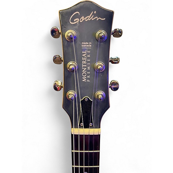 Used Godin Montreal 2 Color Sunburst Hollow Body Electric