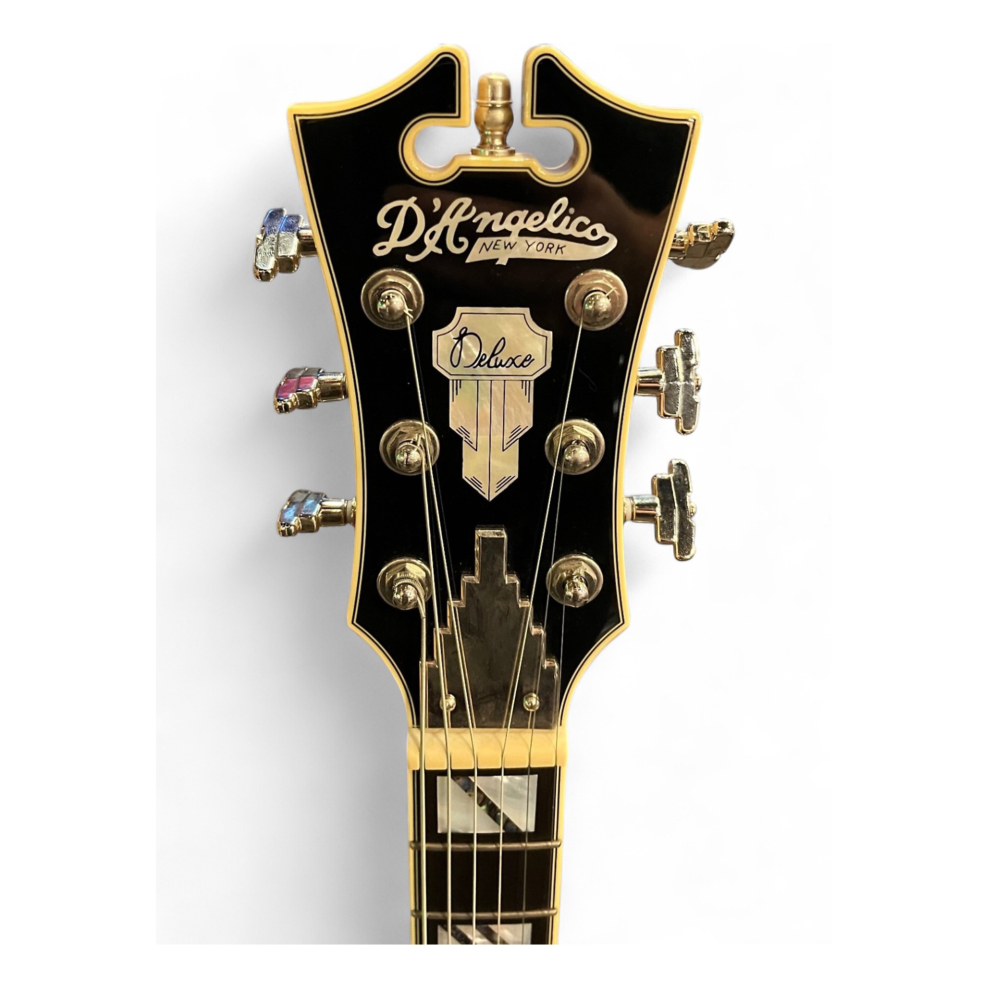 ギター D'Angelico Deluxe Bedford SH Desert Gold Used D'Angelico Deluxe Bedford SH Desert Gold Hollow Body Electric