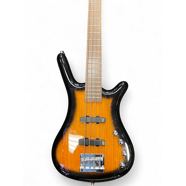 Used RockBass by Warwick Corvette 2 Tone Sunburst Electric Bass Guitar