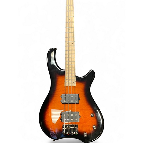 Used Fernandes Tremor 2 Tone Sunburst Electric Bass Guitar