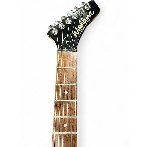 Used Washburn  A5 black Solid Body Electric Guitar